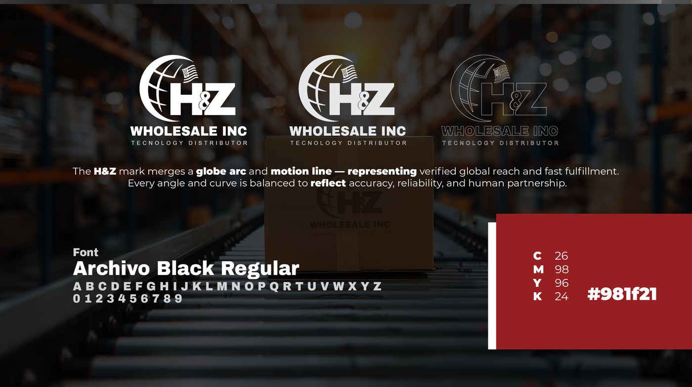 H&Z Wholesale brand system detail by Omega Trove