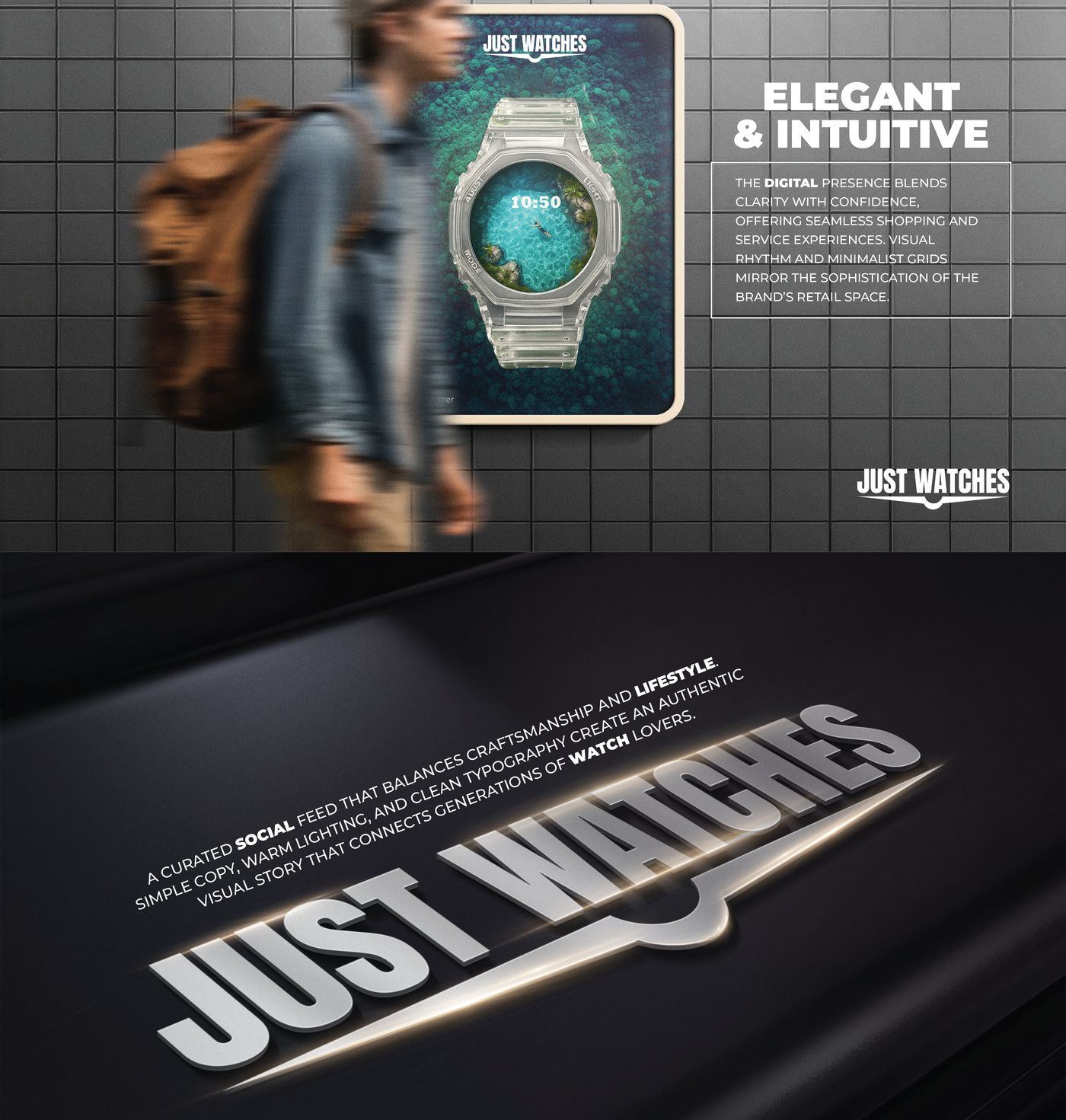 Just Watches brand system detail by Omega Trove