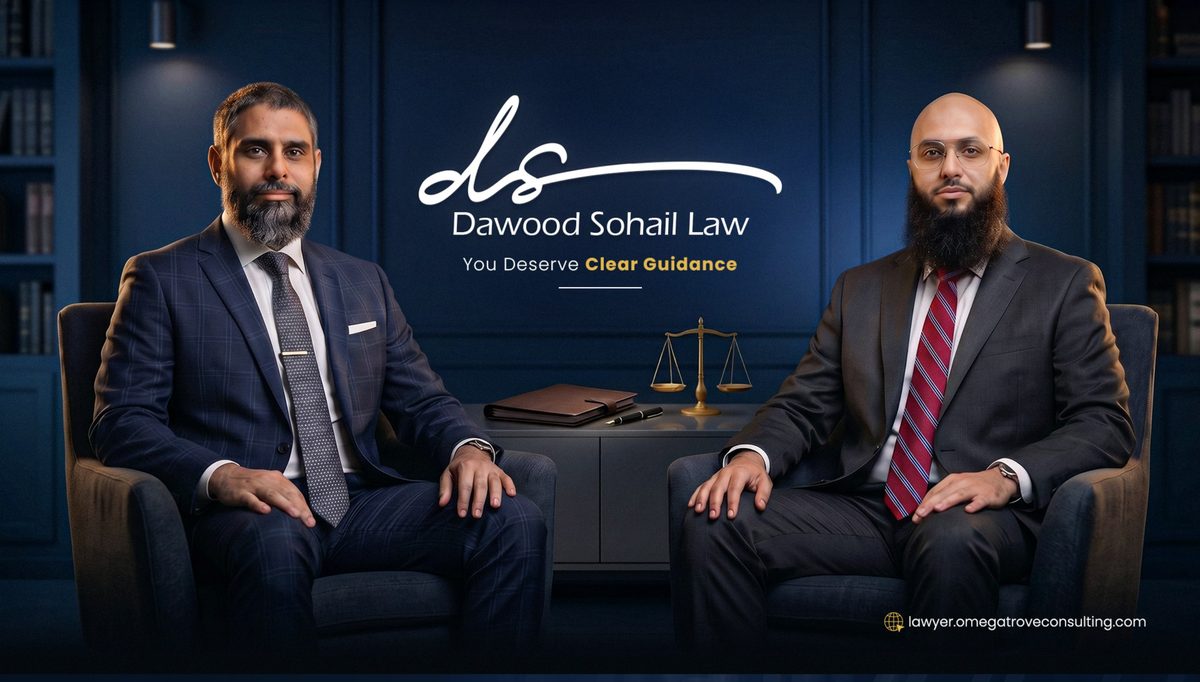 Dawood Sohail Law brand work by Omega Trove